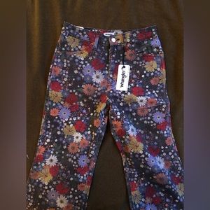 Wrangler high-rise flare in Floral